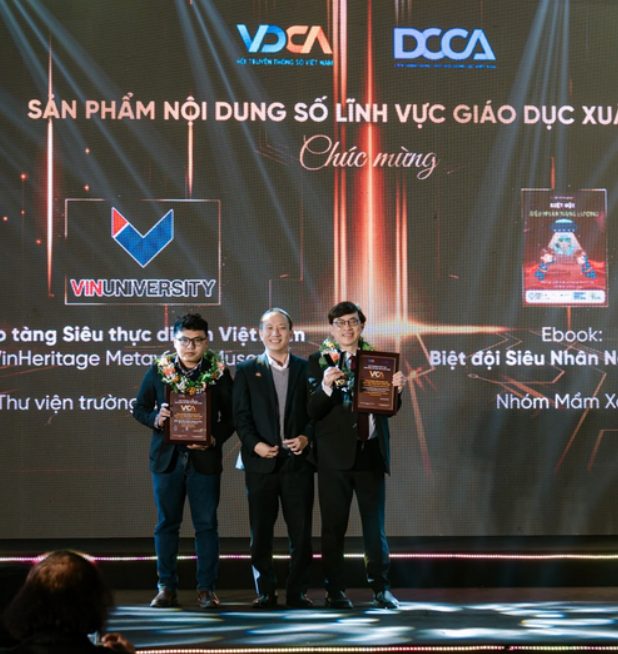 Trao giải hạng mục Sản phẩm nội dung số lĩnh vực giáo dục