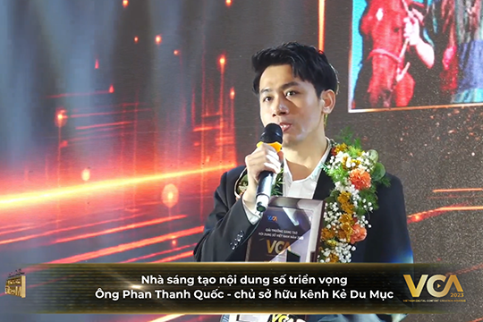 Video toàn cảnh Lễ trao Giải thưởng Sáng tạo Nội dung số Việt Nam - VCA 2023