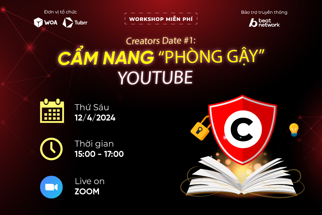 [12/04/2024] Online Workshop: Cẩm nang "Phòng gậy" YouTube