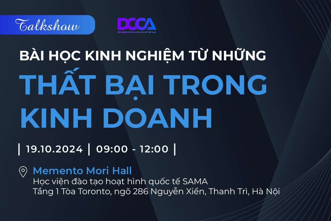 [19/10/2024] Talkshow: Bài học kinh nghiệm từ những thất bại trong kinh doanh