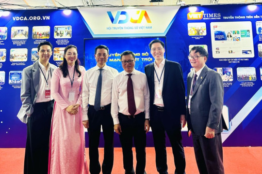 Hội Truyền thông số Việt Nam nhận giải Gian trưng bày xuất sắc tại Hội Báo toàn quốc 2024