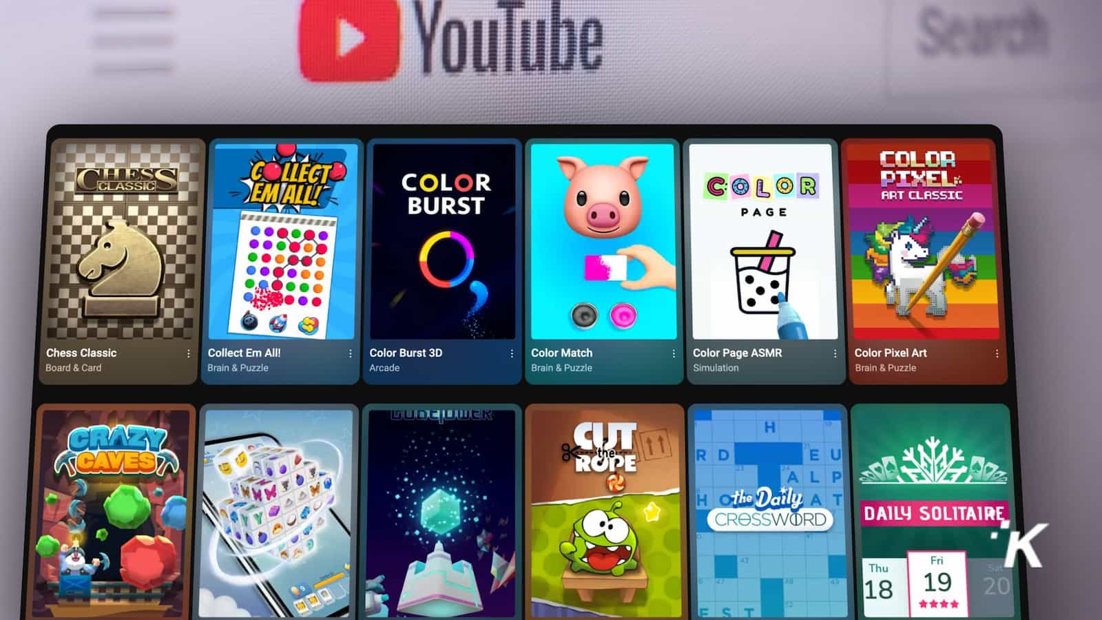 Trò chơi di động Playables của YouTube đang được triển khai cho tất cả người dùng