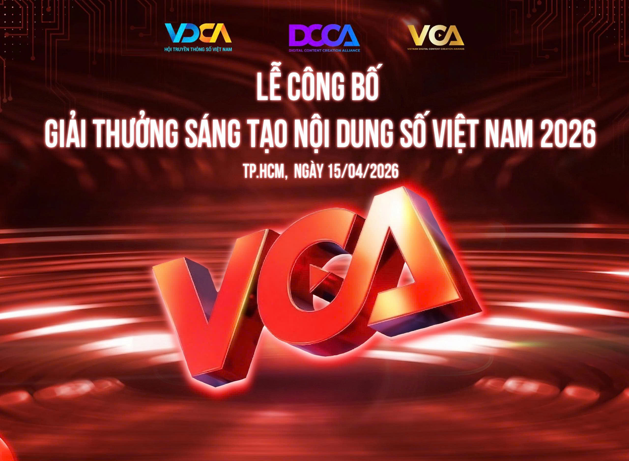 [15/04/2026] Phát động Giải thưởng Sáng tạo Nội dung số Việt nam - VCA 2026