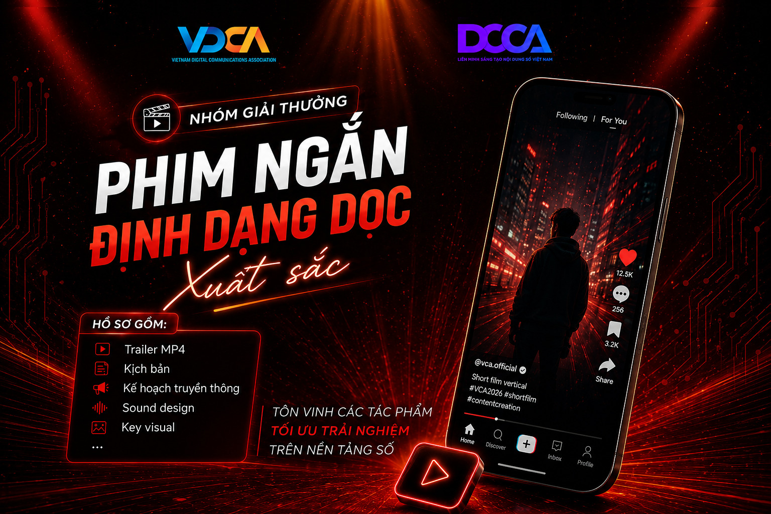 VCA 2026 - Hạng mục Phim ngắn định dạng dọc xuất sắc