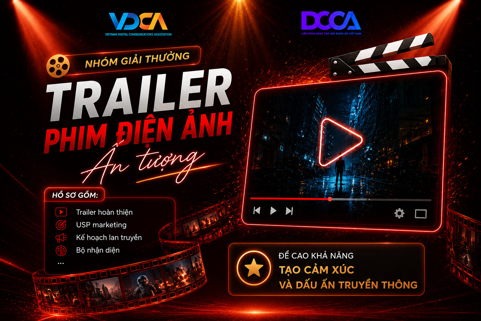 VCA 2026 - Hạng mục Trailer phim điện ảnh ấn tượng