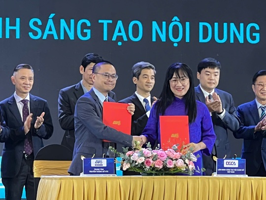 DCCA ký kết hợp tác chiến lược thúc đẩy phát triển cộng đồng sáng tạo nội dung số Việt Nam