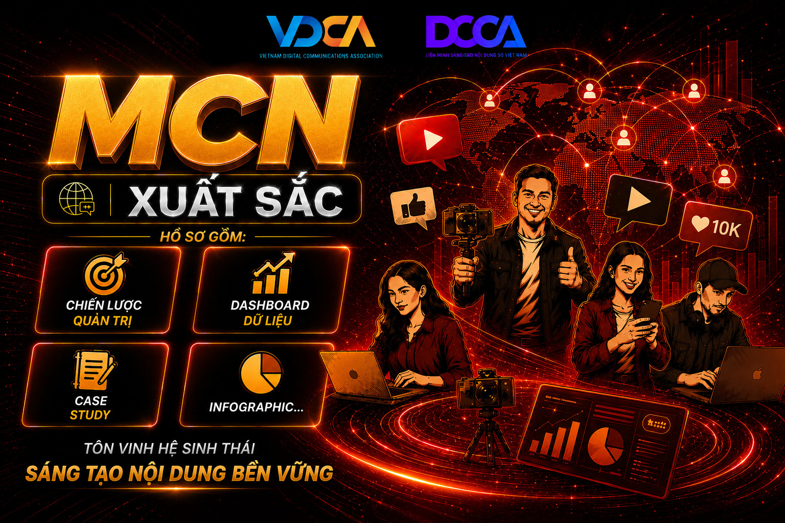 VCA 2026 - Hạng mục Mạng đa kênh (MCN) xuất sắc