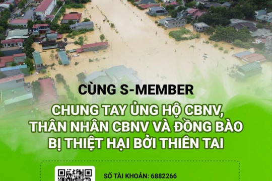 Phát động ủng hộ gia đình CBNV và đồng bào bị thiệt hại bởi thiên tai