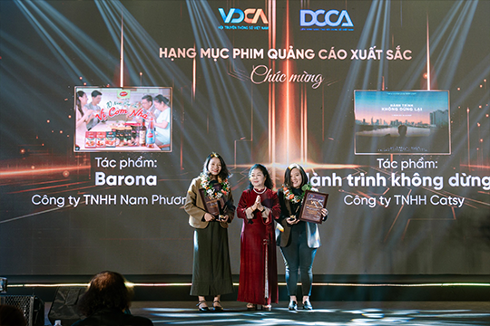 Catsy và Nam Phương Việt Nam cùng chiến thắng trong hạng mục Phim quảng cáo xuất sắc