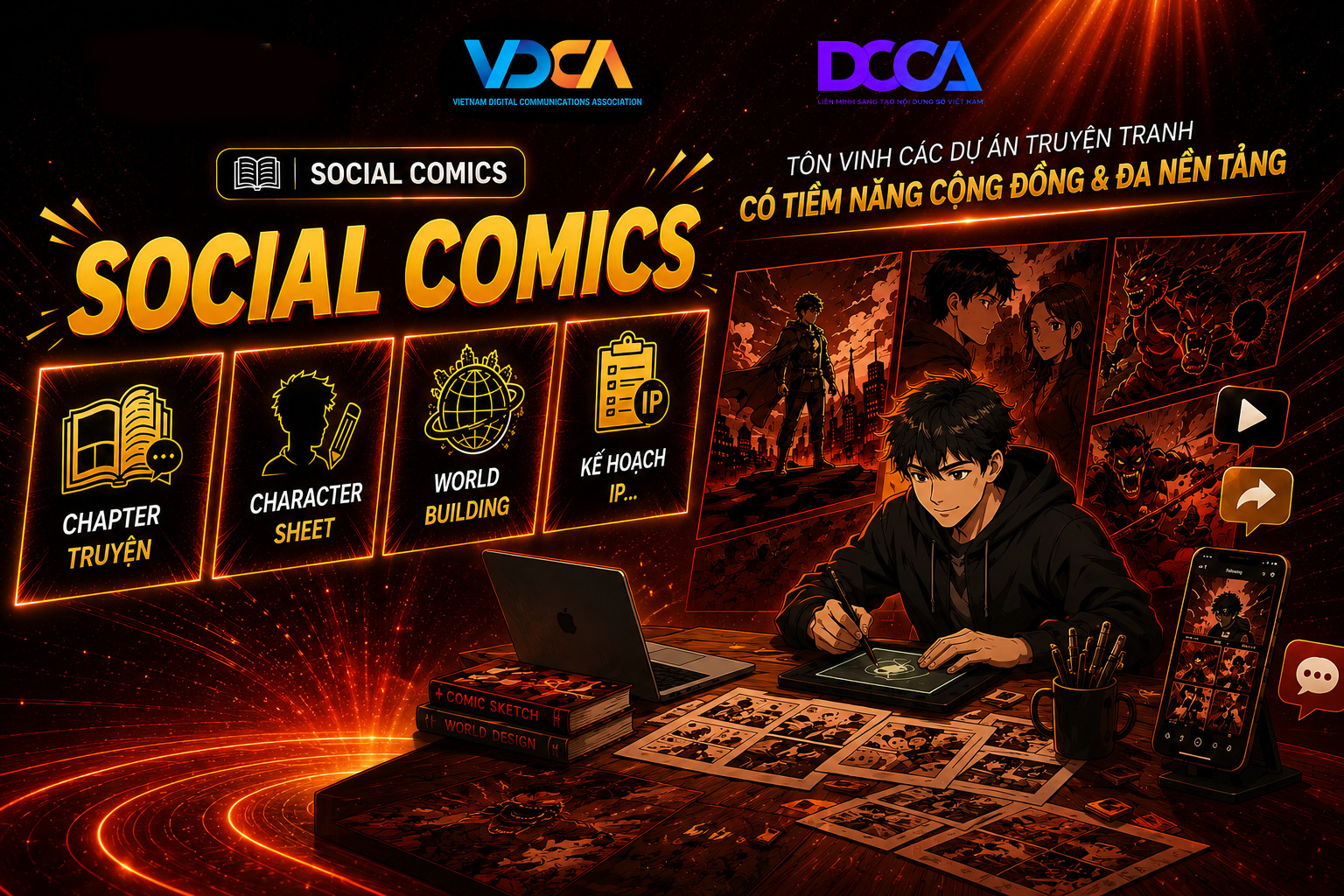VCA 2026 - Hạng mục Dự án truyện tranh cộng đồng xuất sắc (Social Comics)