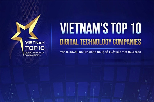 Khởi động chương trình “Top 10 Doanh nghiệp Công nghệ số xuất sắc Việt Nam 2023"