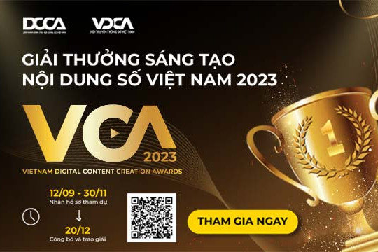7 hạng mục của Giải thưởng Sáng tạo Nội dung số Việt Nam - VCA 2023