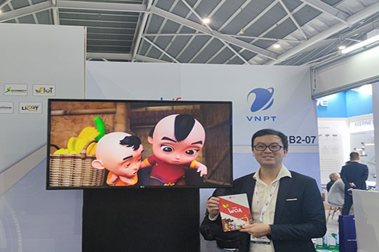 Teaser hoạt hình 3D Trạng Quỳnh xuất hiện tại Asia Tech x Singapore Expo