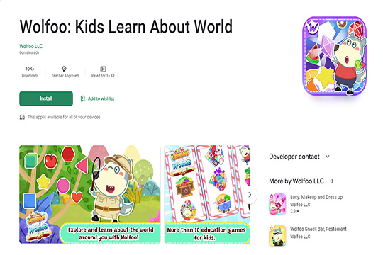 Wolfoo Game đạt 18 huy hiệu “Teacher Approved”